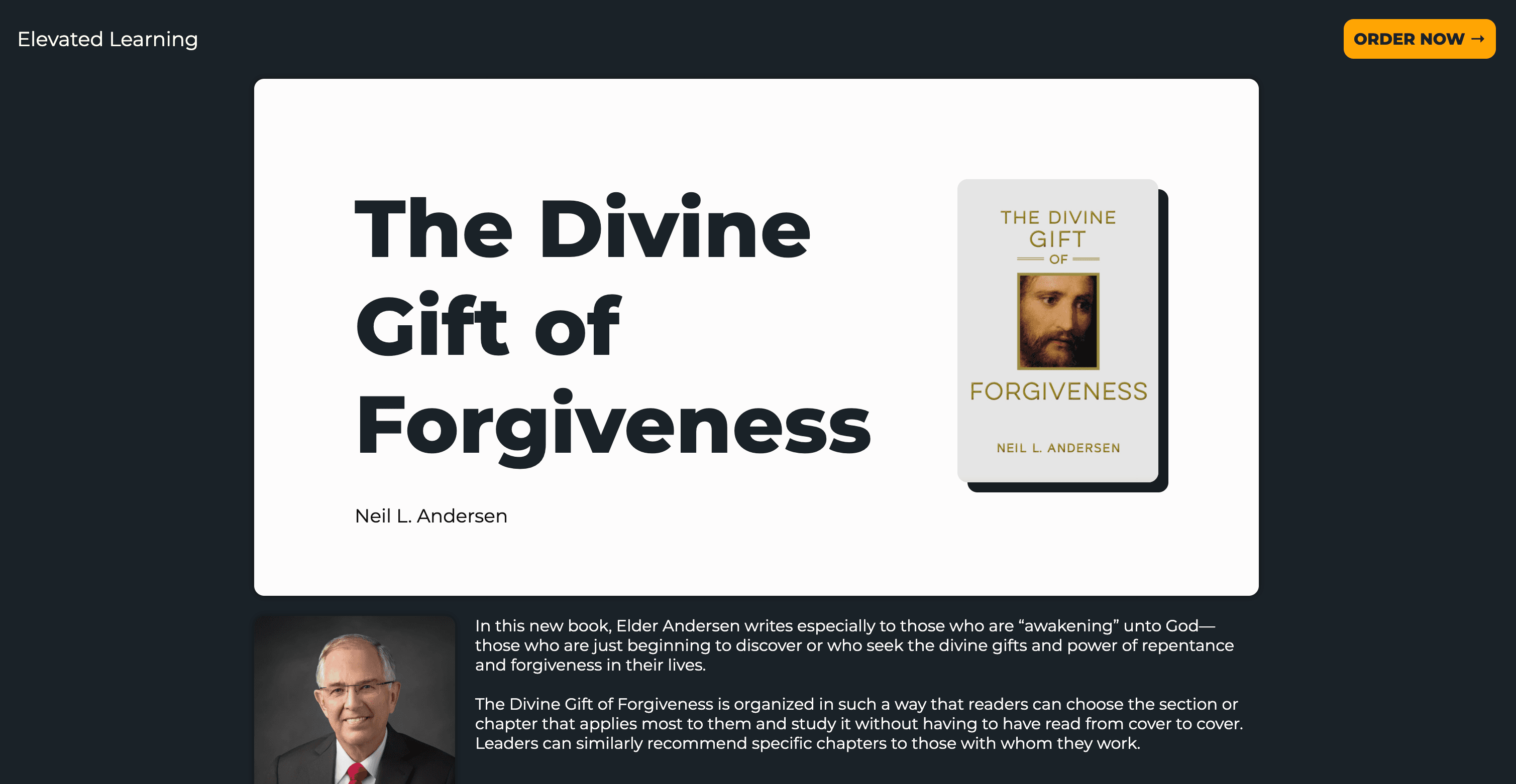 Thumbanil of the The Divine Gift of Forgiveness project