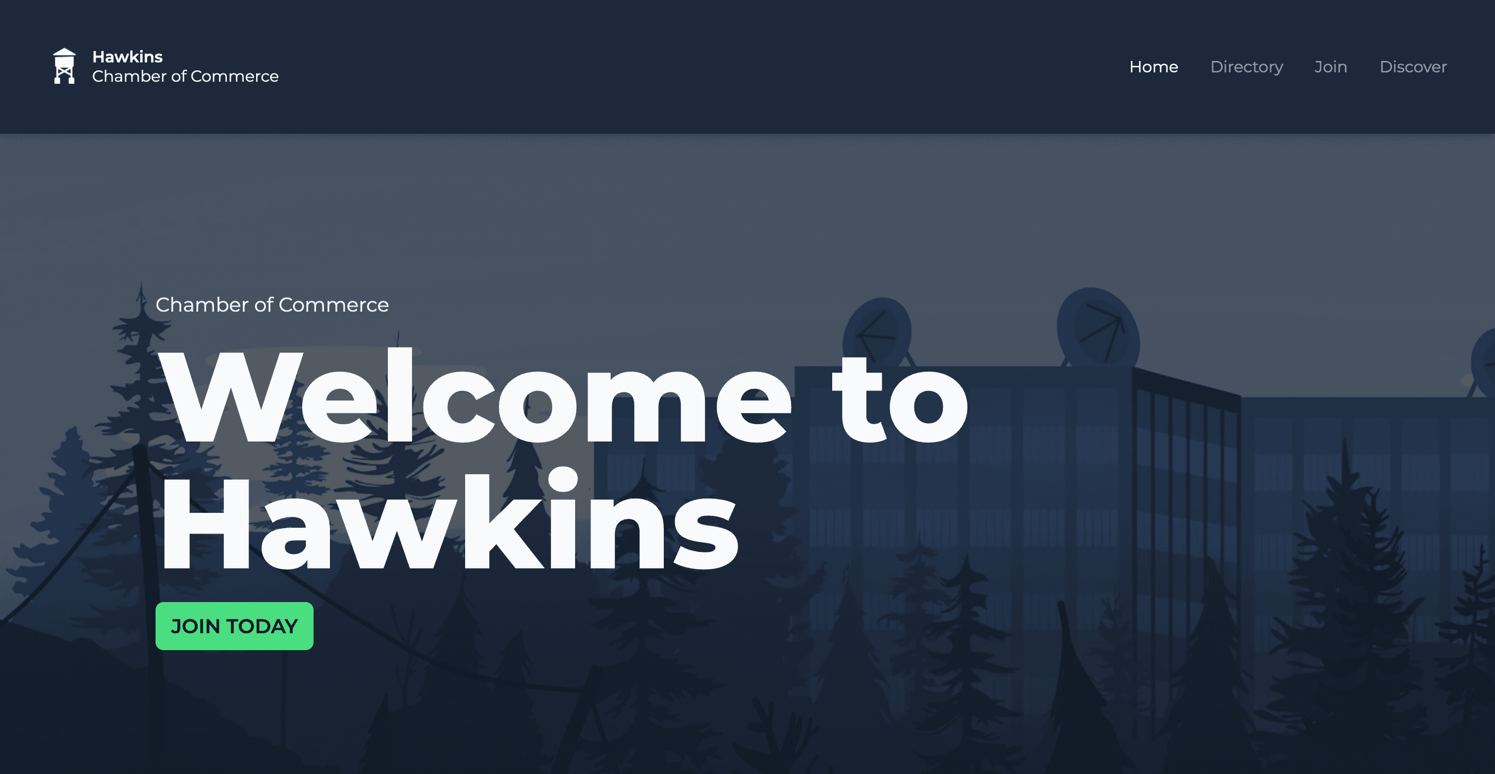 Thumbanil of the Hawkins Chamber of Commerce project